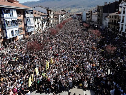 Manifestación de hoy en Alsasua.