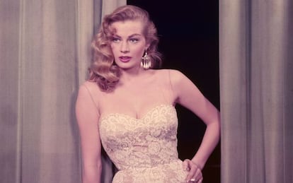 La actriz Anita Ekberg.