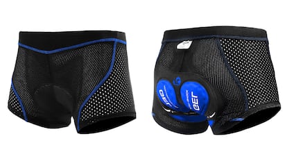 boxer bici, ropa interior bici, ropa interior hombre bici, ropa específica deportiva, ciclismo, calzoncillos para ciclistas, boxer con badana, calzoncillo ciclismo hombre