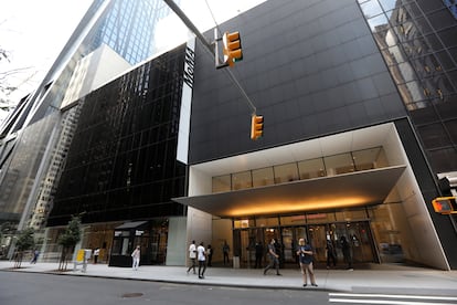 La entrada principal del MoMA, en Nueva York.