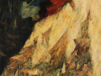 Pintura del Ciclo wagneriano, de Fortuny hijo.