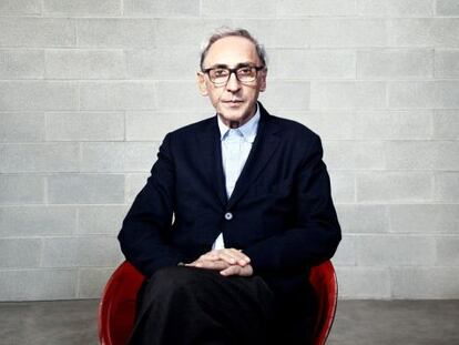 El cantante y compositor italiano Franco Battiato.