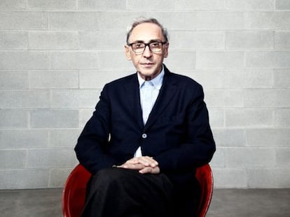 El cantante y compositor italiano Franco Battiato.