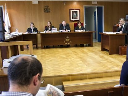 Imagen de la sala antes de comenzar el juicio