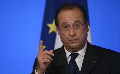 El presidente de Francia, François Hollande.