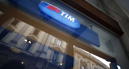 Una tienda de Telecom Italia Mobile (TIM) en Chieti (Italia).