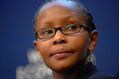 Juliana Rotich, durante el World Economic Forum de 2014.