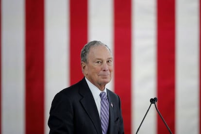 El candidato Michael Bloomberg.