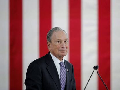 El candidato Michael Bloomberg.