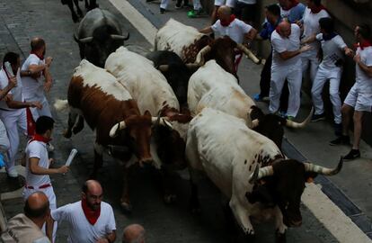 Los toros de José Escolar, que cuentan con un Premio Carriquiri, -que reconoce al toro más bravo- debutaron en la Feria del Toro de Pamplona en 2015 con un encierro en el que uno de los astados se volvió a los corrales nada más comenzar la carrera.