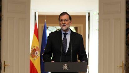 Mariano Rajoy, presidente del Gobierno espa&ntilde;ol.  