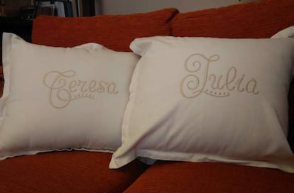 El cojín de la tía abuela de Teresa.
