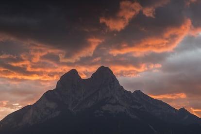 Vista del emblemático Pedraforca.