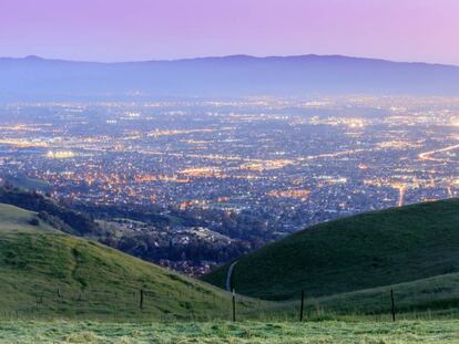Vista de Silicon Valley, en el condado de Santa Clara (California).