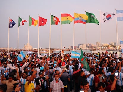 El paseo marítimo de Corniche en Doha, el viernes.