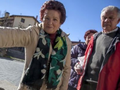 Protesta de los vecinos de Rascafr&iacute;a, el pasado noviembre, contra la gesti&oacute;n del agua en el municipio.