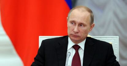 Putin, el viernes en el Kremlin.