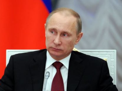 Putin, el viernes en el Kremlin.