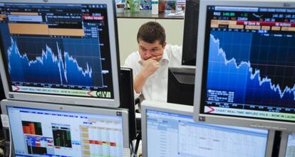 Vista de las oficinas de Ahorro Corporaci&oacute;n, grupo de servicios financieros encargado de la subasta de bonos y letras del Tesoro P&uacute;blico espa&ntilde;ol. 