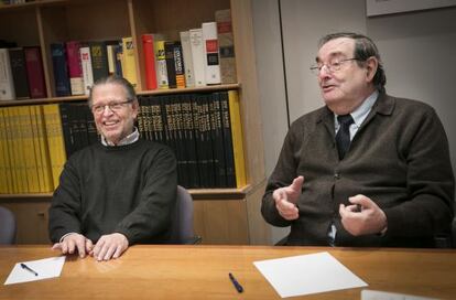 Francesc Esteva (i) y Josep Maria Triginer.
