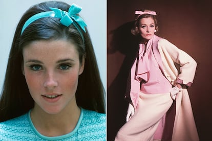 La otra parte de ese deje infantil llega heredada de los años sesenta, cuando la diadema (mejor con lazo) era un complemento ineludible.

Entonces Twiggy o Mary Quant rompían con la estética de sus progenitores con un estilo que se convertía en una oda a la juventud: faldas cortas, zapatos con pulserita, maquillaje centrado en los ojos...