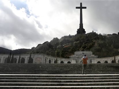 The cross atop the Valley of the Fallen monument.