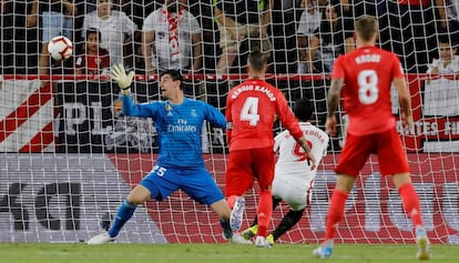 Ben Yedder marca el tercer gol para el Sevilla