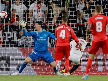 Ben Yedder marca el tercer gol para el Sevilla