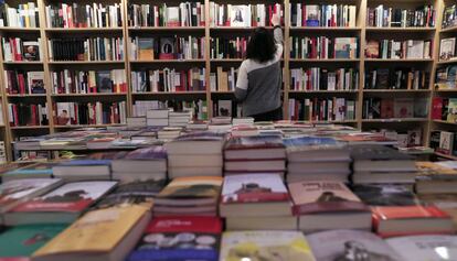 La librería Cervantes y Compañía, en el número 27 de la calle del Pez, el pasado día 21 de enero.