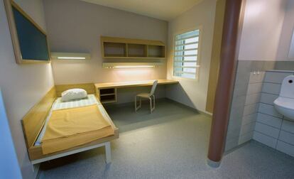 Imagen de una de las habitaciones publicada en la web del Servicio de Prisiones de Suecia.