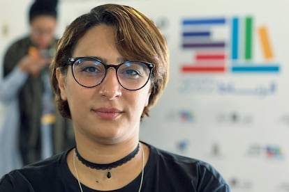 La escritora Fatima Amezgar.