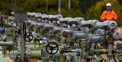 Almacén de gas en Francia.