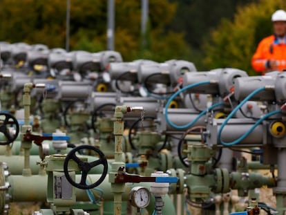 Almacén de gas en Francia.