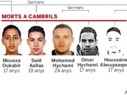 Els gihadistes de Ripoll van intentar una massacre a ganivetades a Cambrils