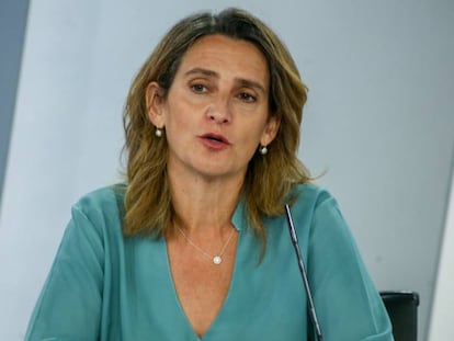La vicepresidenta tercera, Teresa Ribera, el 3 de agosto en Madrid.