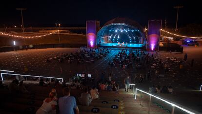 Concierto de Kiko Veneno en el Parc del Forum.