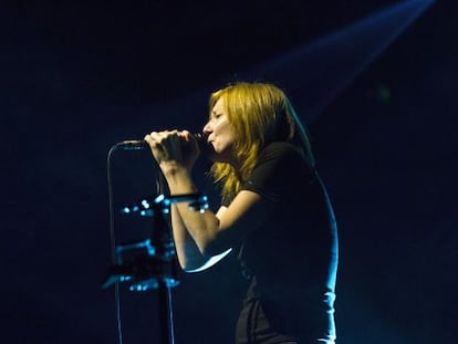 La cantante de Portishead, Beth Gibbons. 