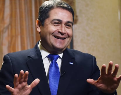 El presidente de Honduras, Juan Orlando Hern&aacute;ndez