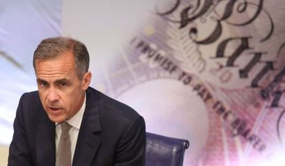 El presidente del Banco de Inglaterra, Mark Carney.