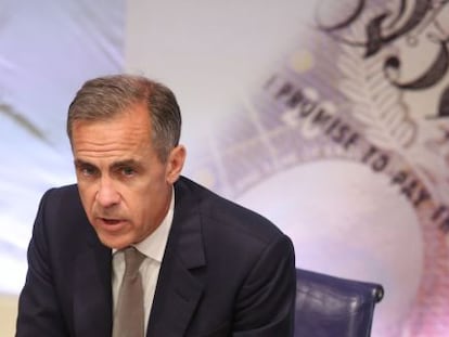 El presidente del Banco de Inglaterra, Mark Carney.