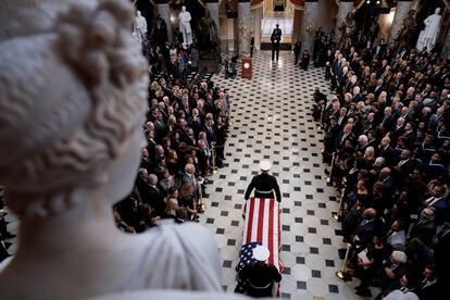 Funeral en el Capitolio (Washington) por el congresista por Baltimore Elijah Cummings.