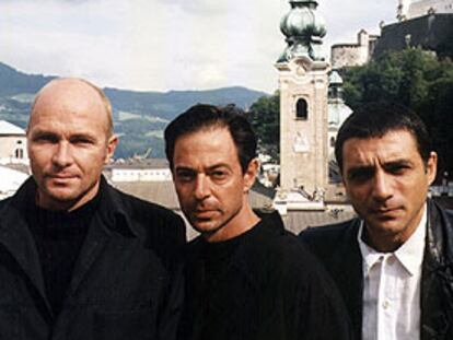Carlos Pradisa, Alex Ollé y Jaume Plensa.