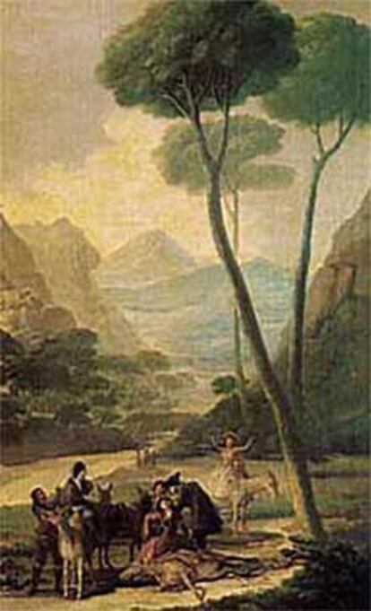 <i>La caída del burro</i>, de Goya, robado el 9 de agosto en casa de Esther Koplowitz.