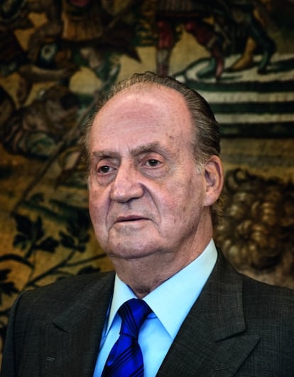 Don Juan Carlos, fotografiado en el palacio de la Zarzuela por 'El País Semanal', el día 3 de febrero.