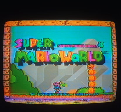 La pantalla de inicio del 'Super Mario World', un lugar feliz para millones de adultos.