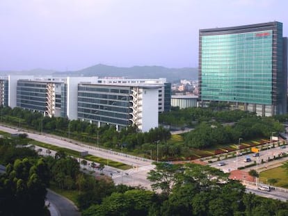 El campus de Huawei en Shenzhen.