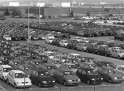 Vista exterior de la factoría de Volkswagen en Landaben.