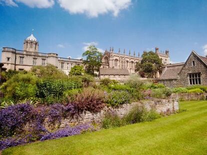 Jardines del Christ Church College, en la ciudad inglesa de Oxford.
