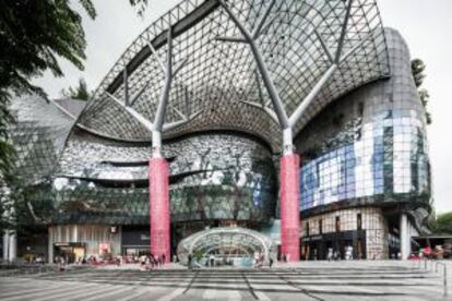 Estación de metro en Orchard Road, en Singapur.