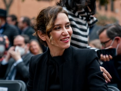 La presidenta de la Comunidad de Madrid, Isabel Díaz Ayuso, el 16 de marzo.